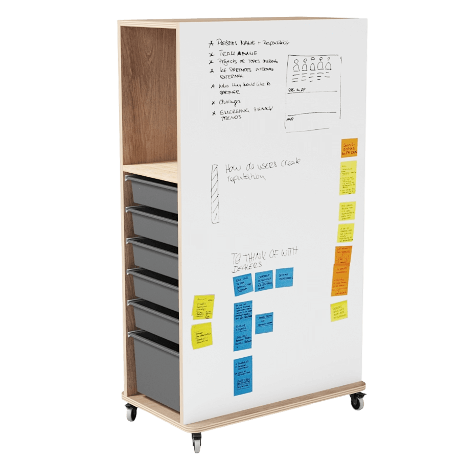 Tower Mobile Whiteboard by VE Furniture